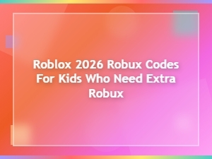 Roblox 2026 Robux Codes for Kids – Free Robux Gift Codes That Work