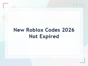 New Roblox Codes 2026 Not Expired – Active Promo Codes List