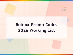 Roblox Promo Codes 2026 – Working Codes List (updated Daily)