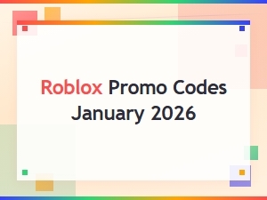 Roblox Promo Codes January 2026 – Latest Working Codes & Rewards